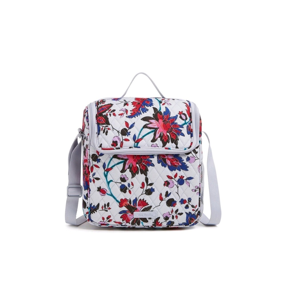 Vineyard Floral Insulated Lunch Crossbody Bag‎ Vera Bradley NWT